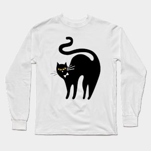 Black cat Long Sleeve T-Shirt